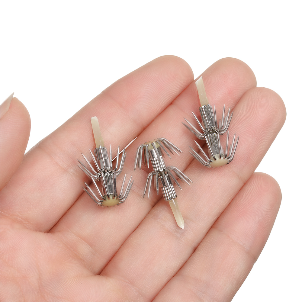 5Pcs Stainless Steel Double La - Fishing Hook Assortment 评论和价格