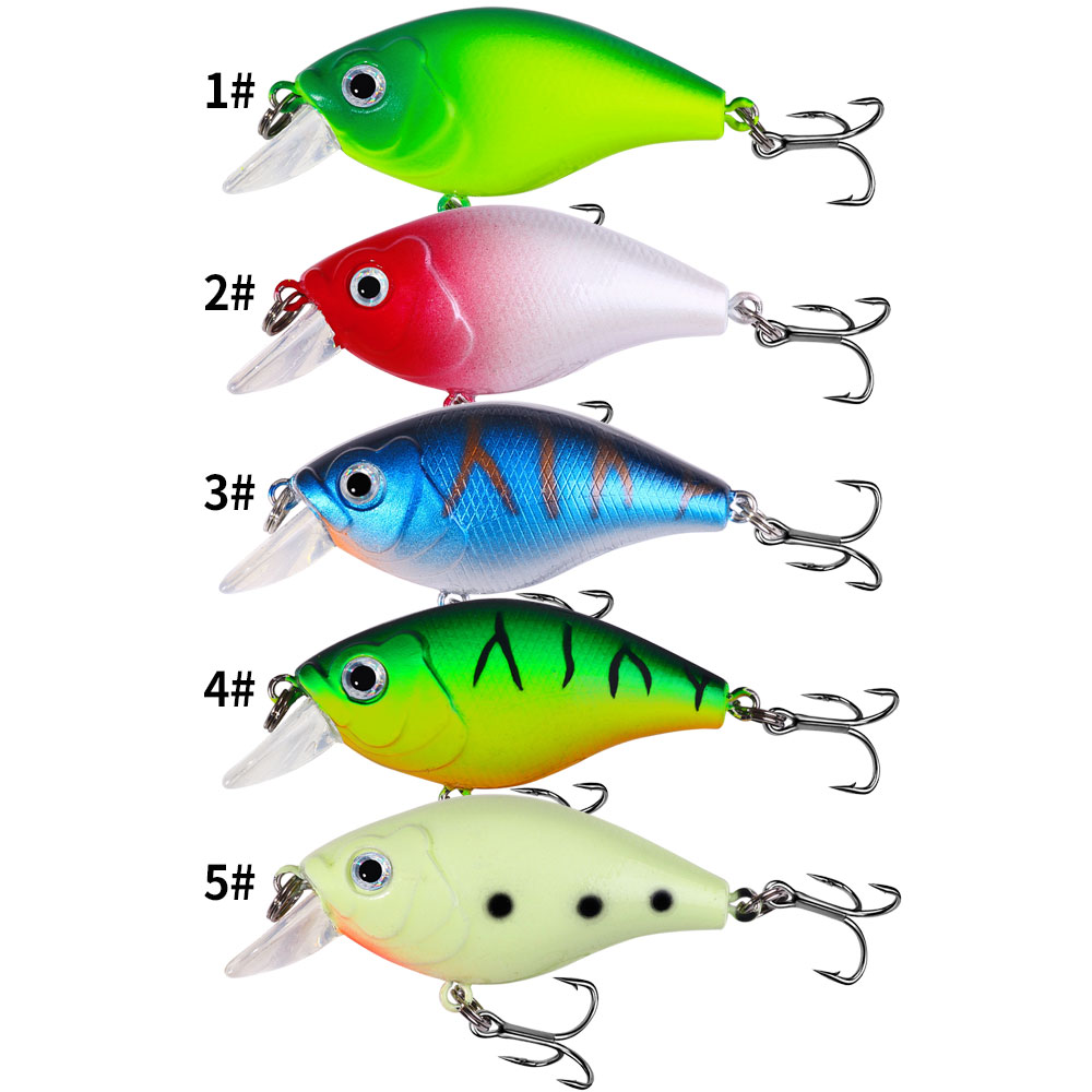 1Pc 6cm 6.9g Fishing Lure Cran - Fishing Hook Treble 评论和价格