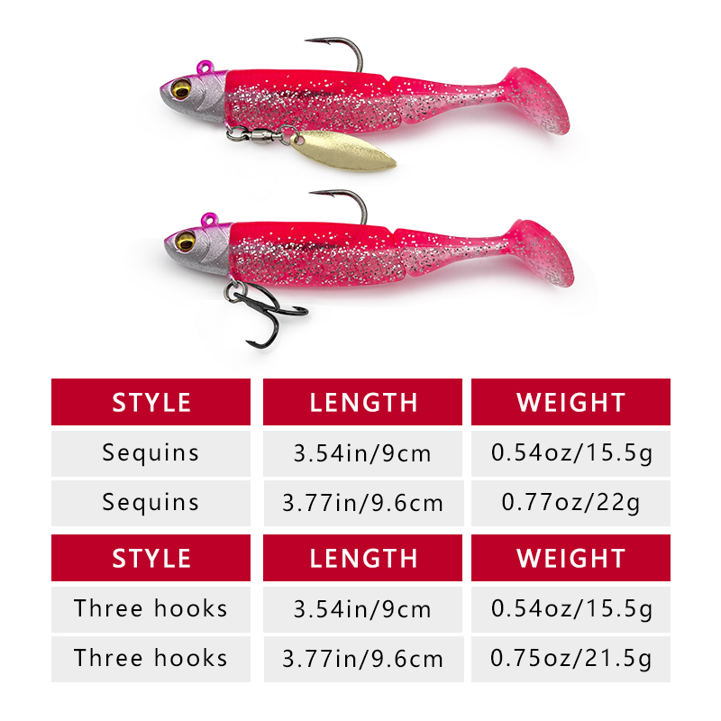 6Pcs Lead-Coated Fishing Lures - Fishing Hook Treble 评论和价格