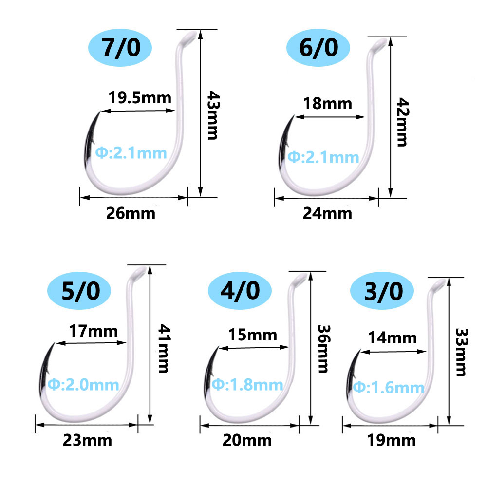 25pcs/box Luminous Imported St - Fishing Hook Assortment 评论和价格